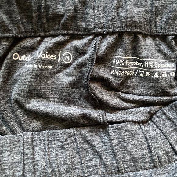 Outdoor Voices CloudKnit Wide Leg Pants, Size M, Grey - Picture 4 of 6